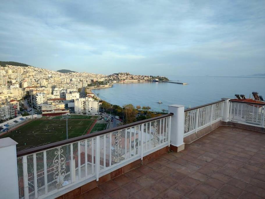 Appartement Finas Penthouse,Private Terrace,Great View,Mins From Sea à Kavala Extérieur photo