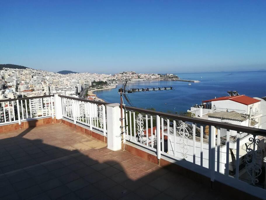 Appartement Finas Penthouse,Private Terrace,Great View,Mins From Sea à Kavala Extérieur photo