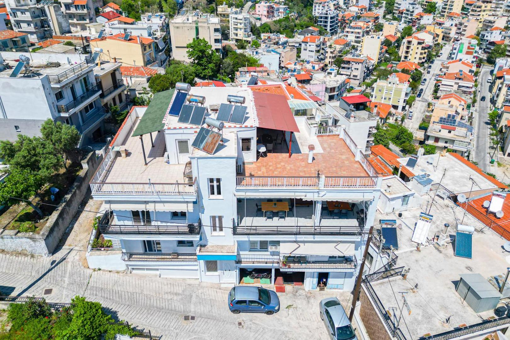 Appartement Finas Penthouse,Private Terrace,Great View,Mins From Sea à Kavala Extérieur photo