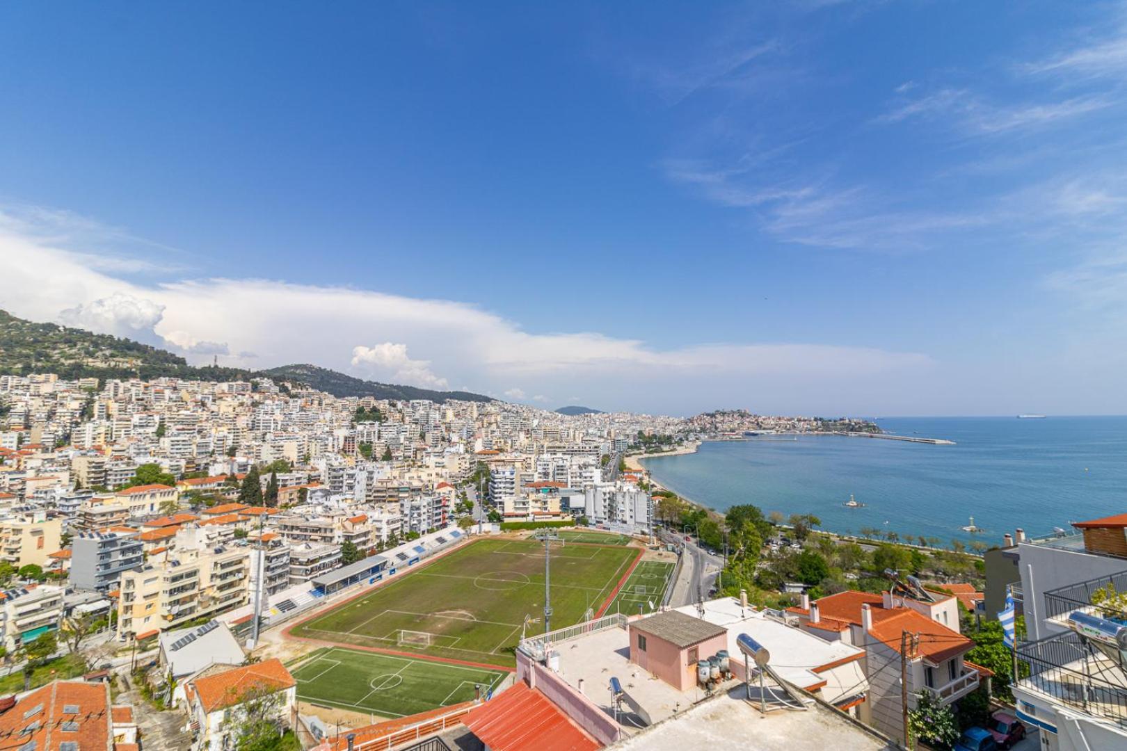 Appartement Finas Penthouse,Private Terrace,Great View,Mins From Sea à Kavala Extérieur photo
