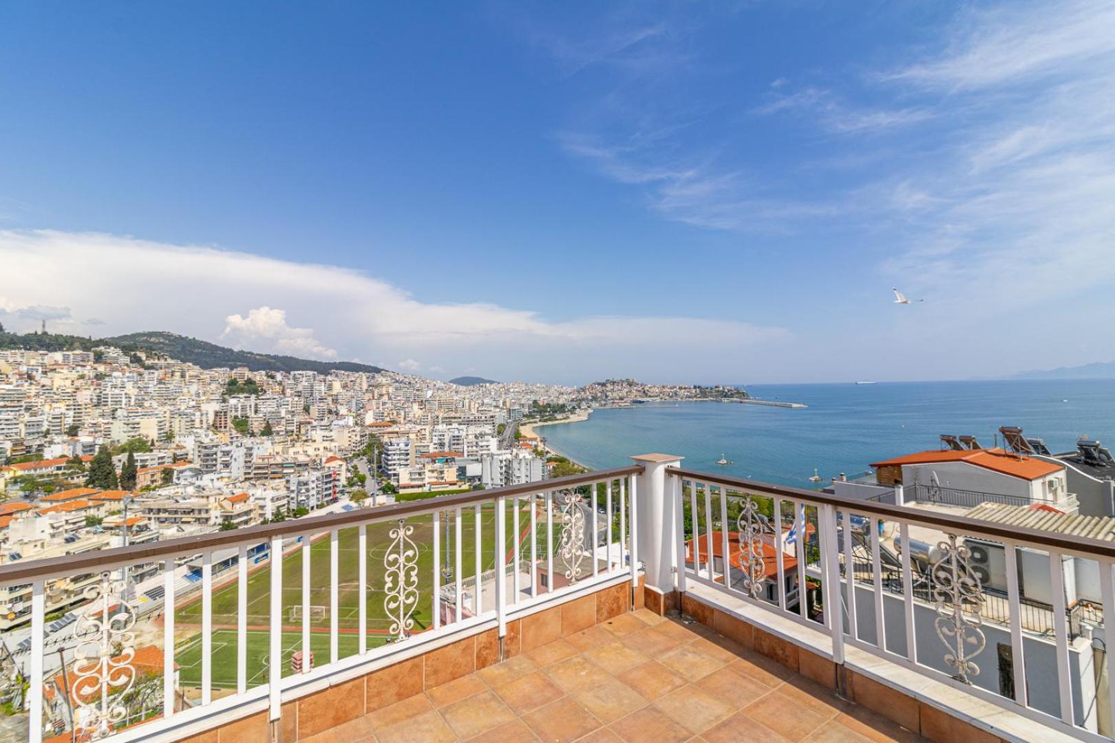 Appartement Finas Penthouse,Private Terrace,Great View,Mins From Sea à Kavala Extérieur photo